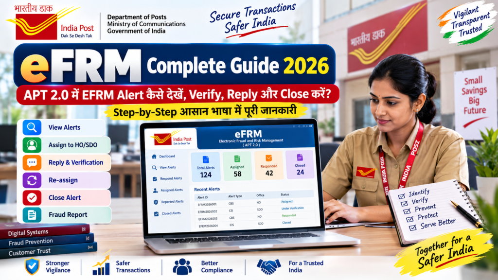 eFRM Complete Guide 2026 – APT 2.0 में eFRM Alert Verification और Closure